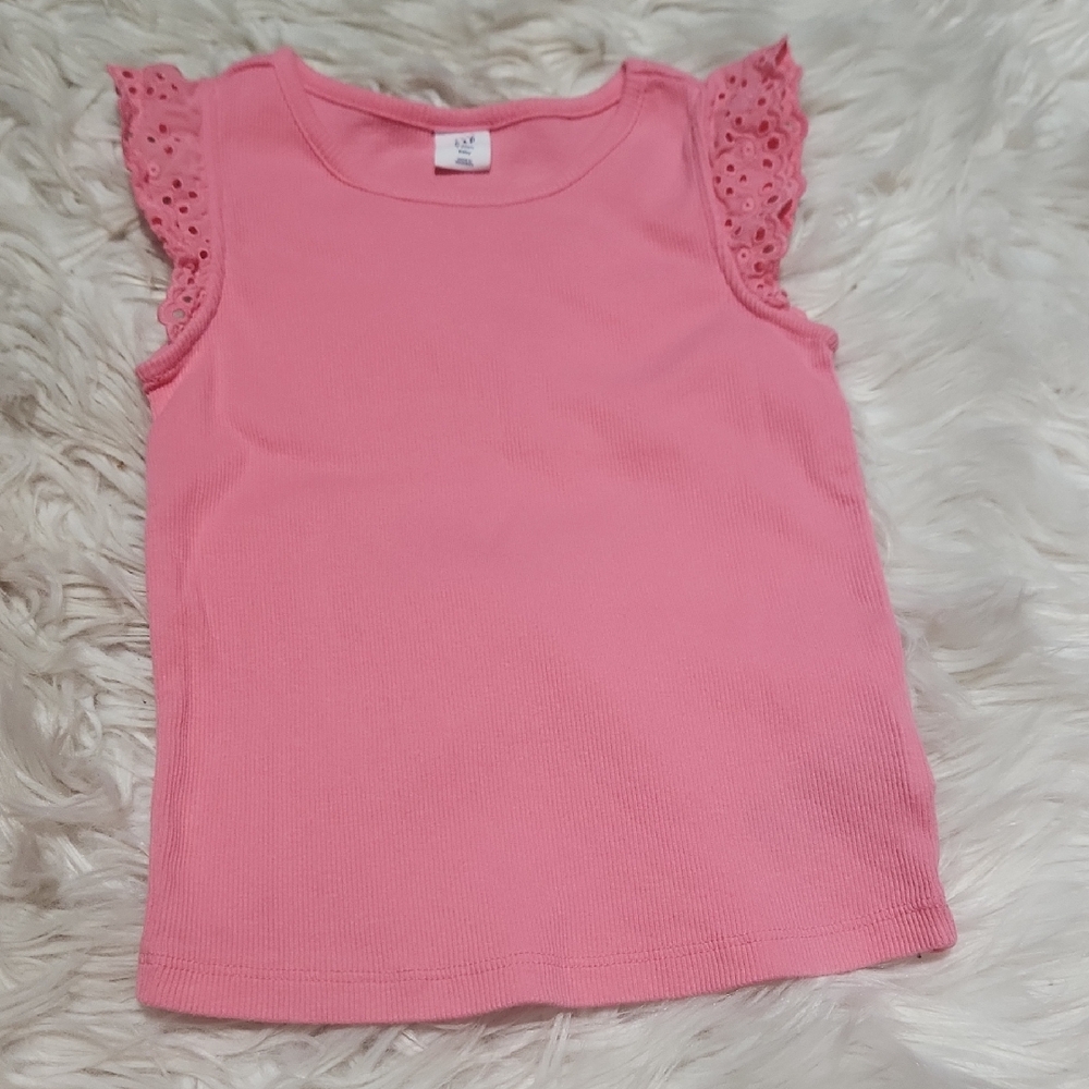 Baby Gap Eyelet Pink Tank Top- 4 Years
